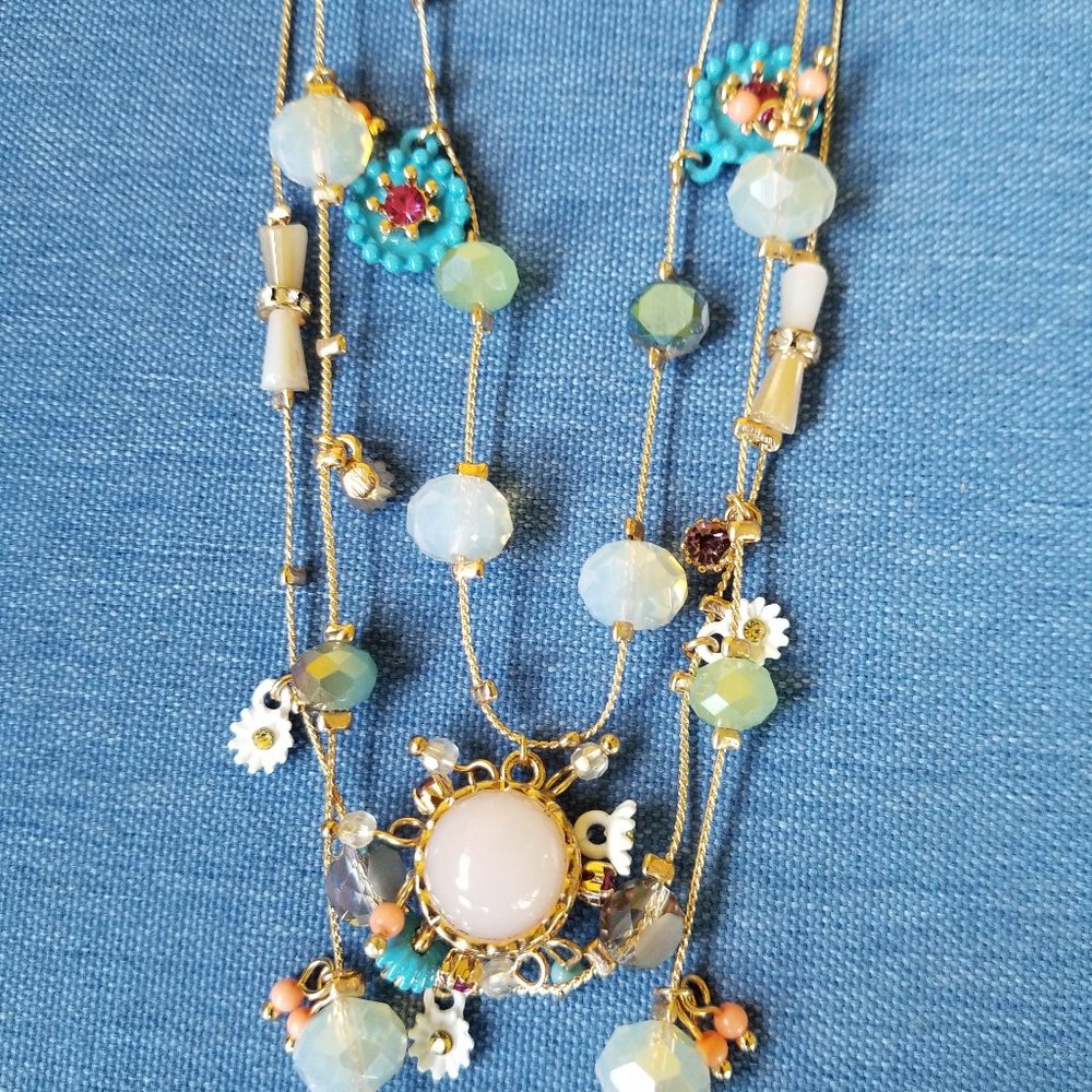 Betsey Johnson Tri-Necklace - NWT - Picture 3 of 10